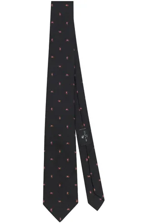 Etro Silkeslips med paisleytryk i jacquard