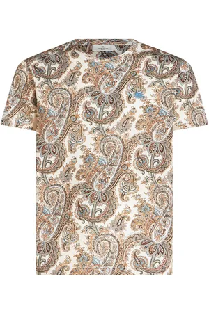 Etro T-shirt med paisleytryk