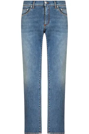 Etro Jeans med lige pasform og broderet logo