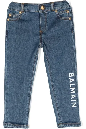 Balmain Jeans med lige ben og logotryk