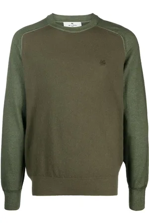 Etro Uldtrøje med broderet logo