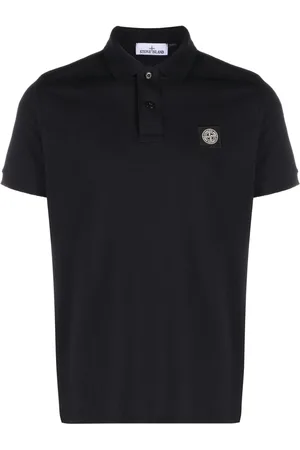 Stone Island Polo med broderet Compass-logo