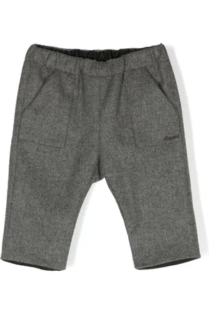BONPOINT Jeans med elastisk talje og broderet logo