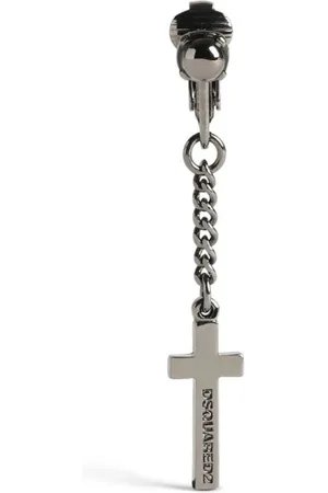 Dsquared2 Dråbeøreringe med graveret logo