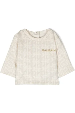 Balmain Skjorte med monogram-mønster