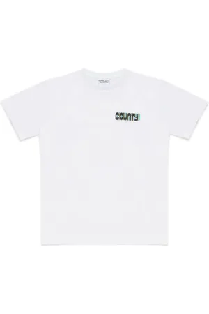 MARCELO BURLON T-shirt med korsmotiv