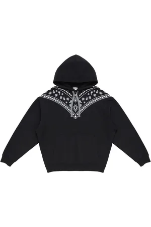 MARCELO BURLON Hættetrøje med snoretræk og bandana-broderi