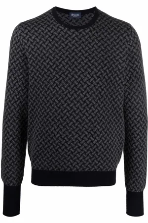 DRUMOHR Striktrøje i mønstret jacquard