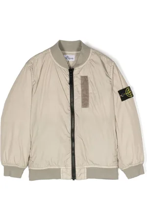 Stone Island Polstret bomberjakke med kompas-mærke