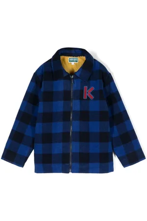 Kenzo Ternet jakke med logo-broderi