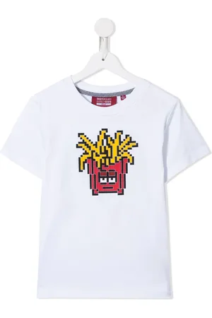 MOSTLY HEARD RARELY SEEN T-shirt i bomuld med pommes frites-tryk