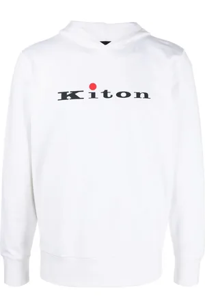 Kiton Hættetrøje med logotryk