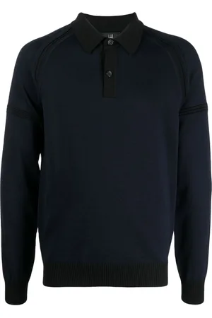 Dunhill Polotrøje med lange raglan-ærmer