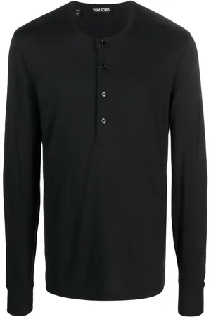 Tom Ford Langærmet Henley T-shirt