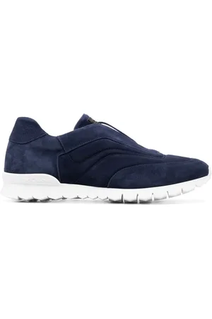 Kiton Slip-on sneakers i ruskind