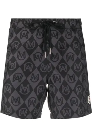 Moncler Badeshorts med monogram-tryk