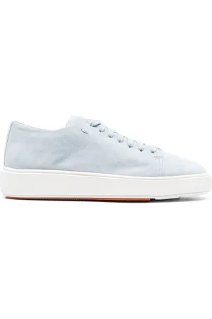 santoni Sneakers i læder med præget logo