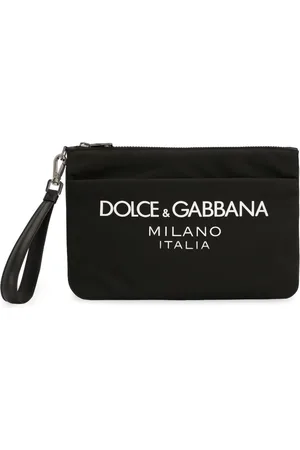 Dolce & Gabbana Pung med logotryk og lynlås