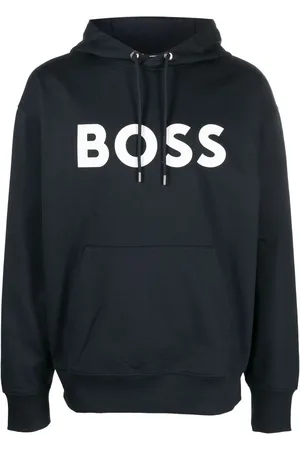 HUGO BOSS Hættetrøje med logotryk