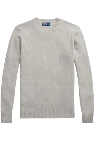 Ralph Lauren Finstrikket trøje med rund hals