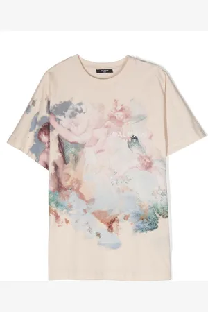 Balmain Skjortekjole med grafisk tryk