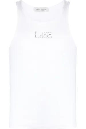 Ludovic De Saint Sernin Tanktop med rhinsten-logo