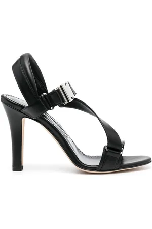 Manolo Blahnik Puxan 95mm sandaler i læder