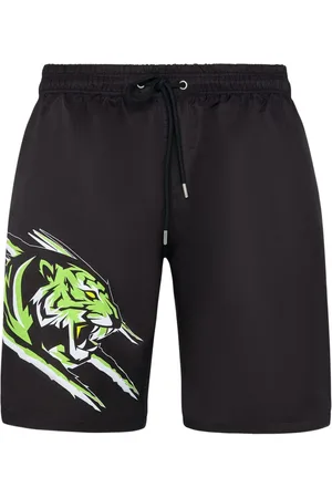 Philipp Plein Badeshorts med tigertryk