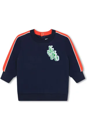 Kenzo Sweatshirt med logomærke og rund hals
