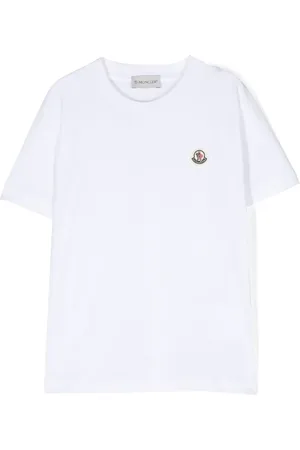 Moncler T-shirt med logomærke