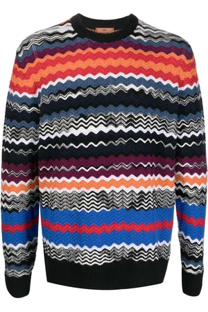 Missoni Trøje med zigzag-mønster og sænket skulder