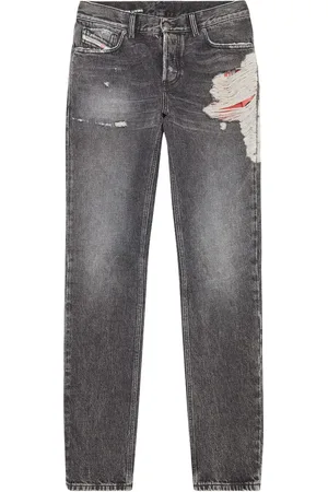 Diesel Jeans med lige ben og ribbet detalje
