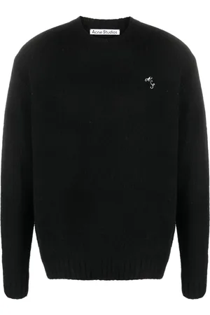 Acne Studios Uldtrøje med broderet logo