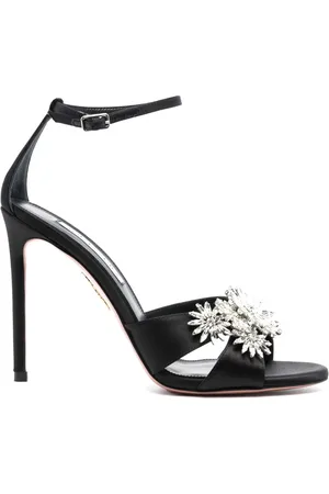 Aquazzura 110mm Margarita sandaler med krystaludsmykning