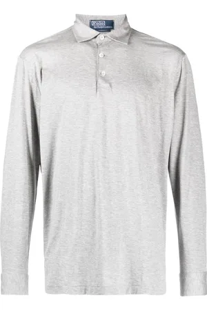 Ralph Lauren Langærmet polo med meleret effekt