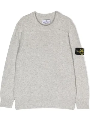 Stone Island Trøje med rund hals i mélange