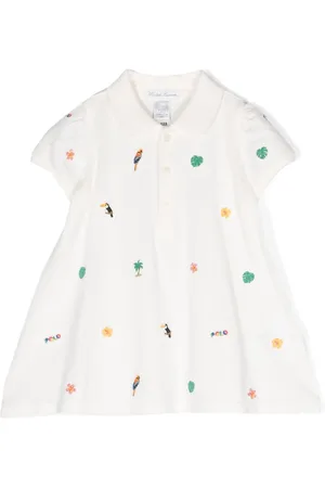 Ralph Lauren Polo-kjole med broderi