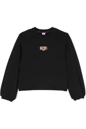 GCDS Sweatshirt med rund hals og logotryk