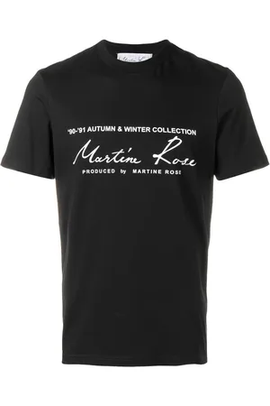 MARTINE ROSE T-shirt med logotryk