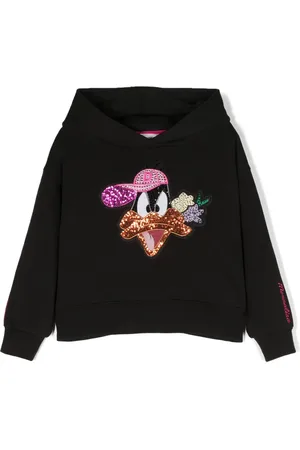 MONNALISA X Looney Tunes hættetrøje med pailletter