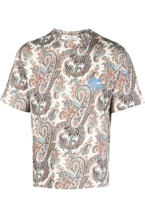 Etro T-shirt med paisleytryk