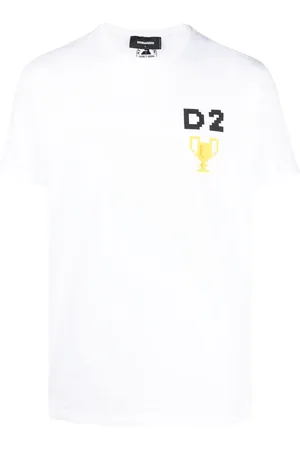 Dsquared2 Kortærmet T-shirt med pixeleret tryk