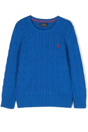 Ralph Lauren Kabelstrikket vest med Pony-motiv