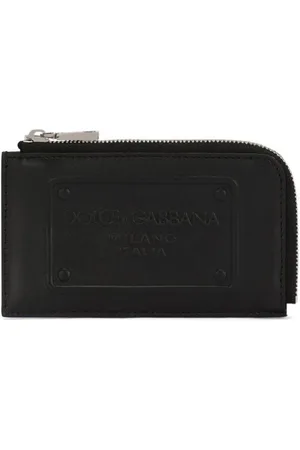 Dolce & Gabbana Læderpung med præget logo