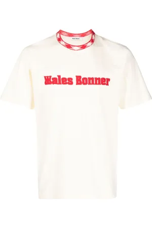 WALES BONNER Original T-shirt med logo-applikation