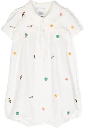 Ralph Lauren Babydragt med broderi