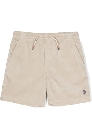 Ralph Lauren Shorts i fløjl med Polo Pony-broderi