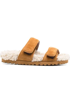 Gia Borghini Alvine Ugh sandaler i imiteret lammeskind