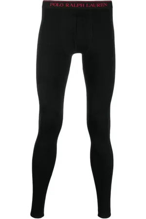 Ralph Lauren Strækbare leggings med logobånd i taljen