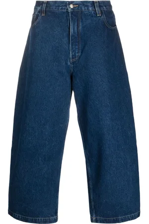 STUDIO NICHOLSON Cropped jeans med brede ben